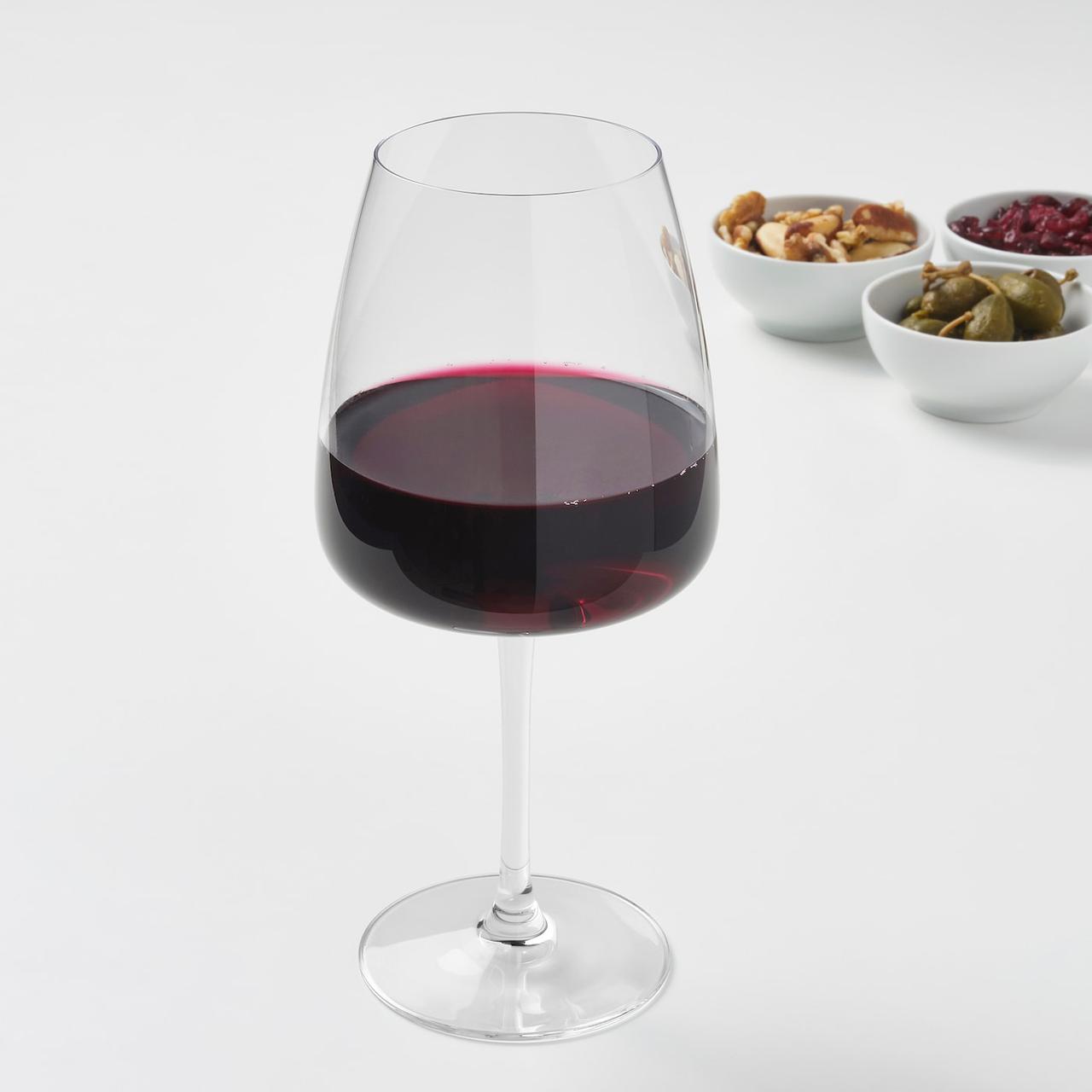 IKEA/ ДЮГРИП Бокал для красного вина, прозрачное стекло580 мл - фото 3 - id-p131533943