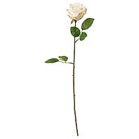 IKEA/ СМИККА Цветок искусственный, Роза, белый52 см