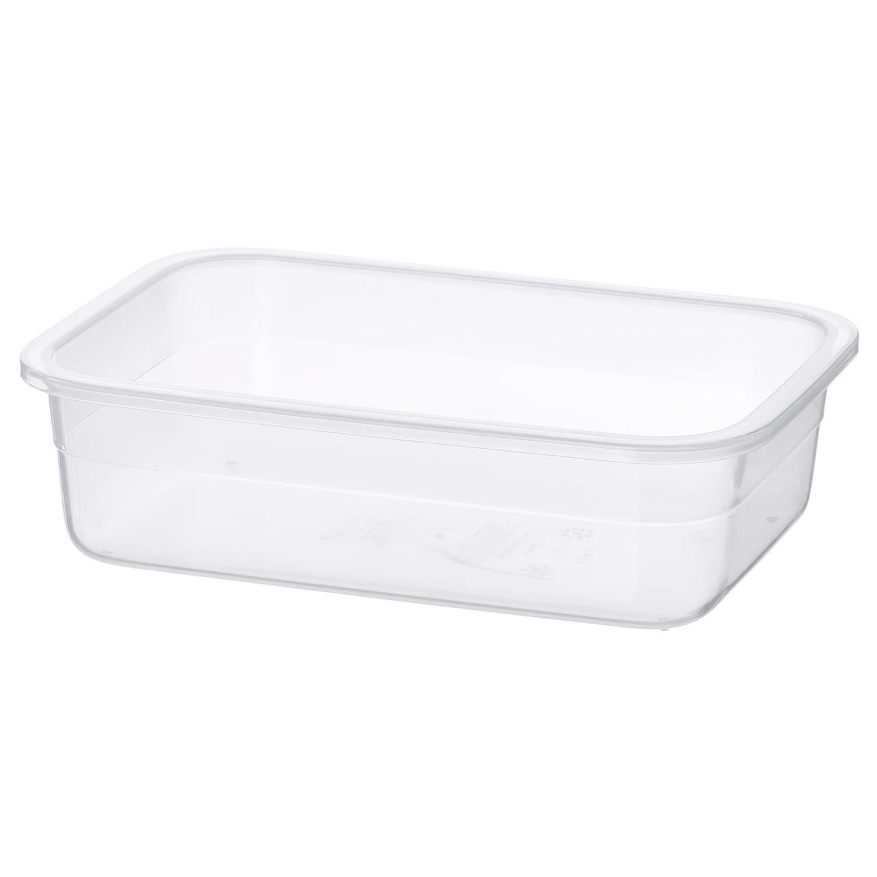 IKEA/ ИКЕА 365+ Контейнер для продуктов, прямоугольн формы, пластик1.0 л