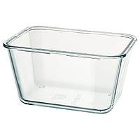 Контейнер для продуктов IKEA ИКЕА 365+ 1.8 л прямоугольной формы стекло
