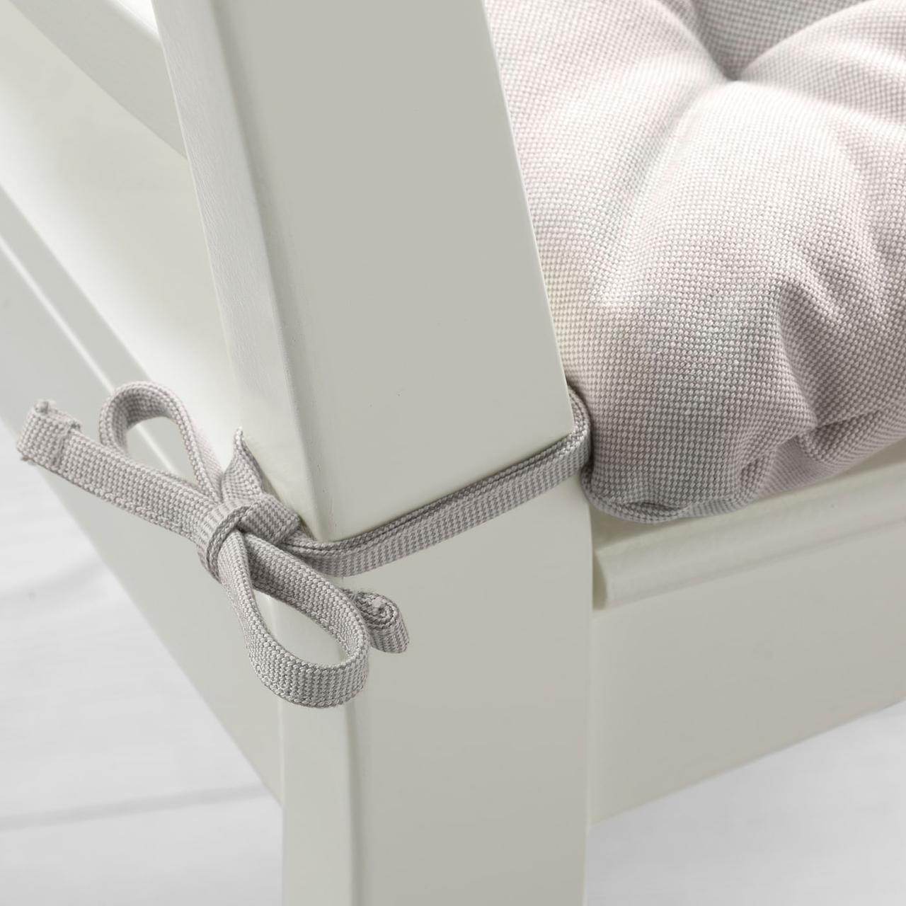 IKEA/ ВИППЭРТ подушка на стул, бежевый38х38х6,5см - фото 3 - id-p131538589