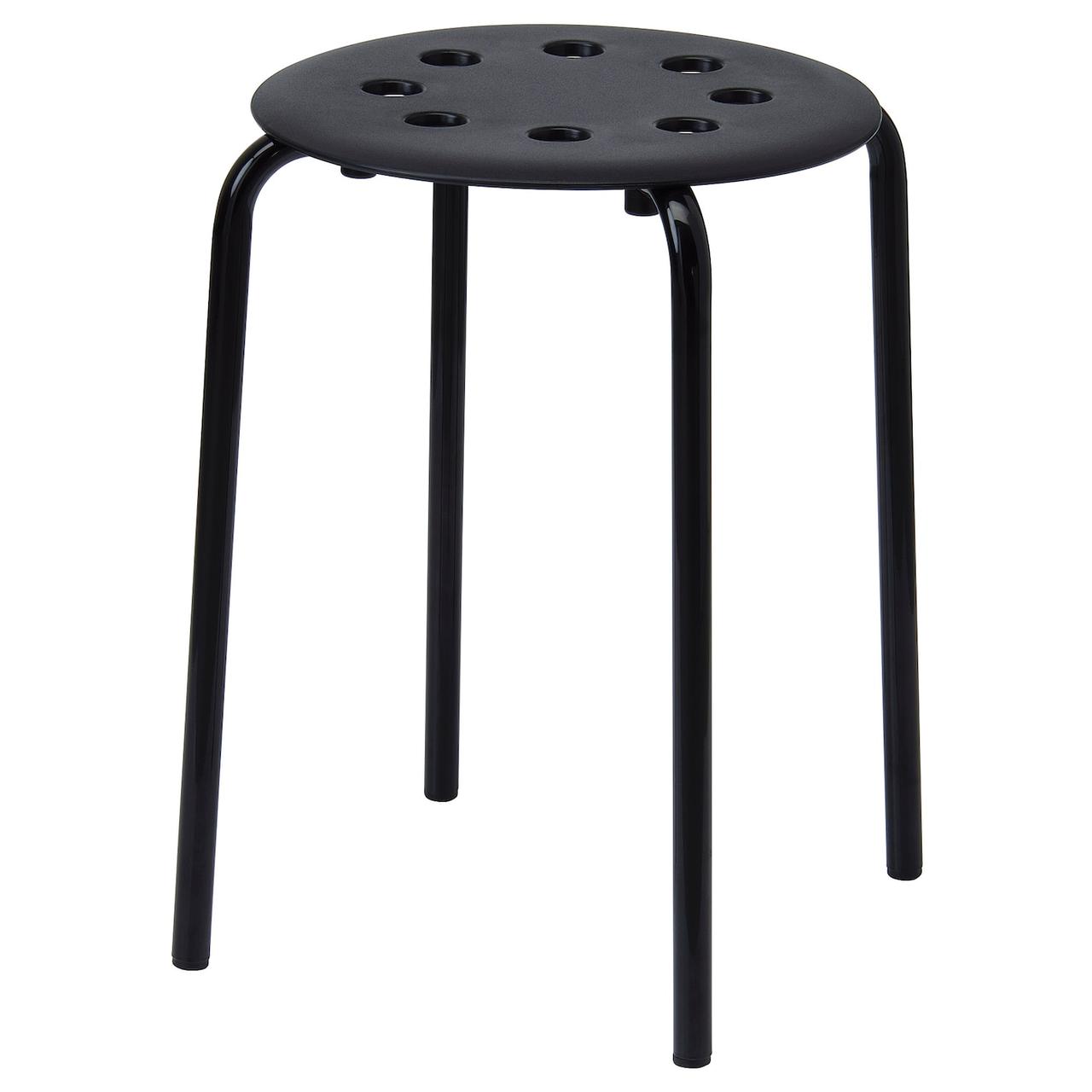IKEA/  МАРИУС Табурет, черный45 см
