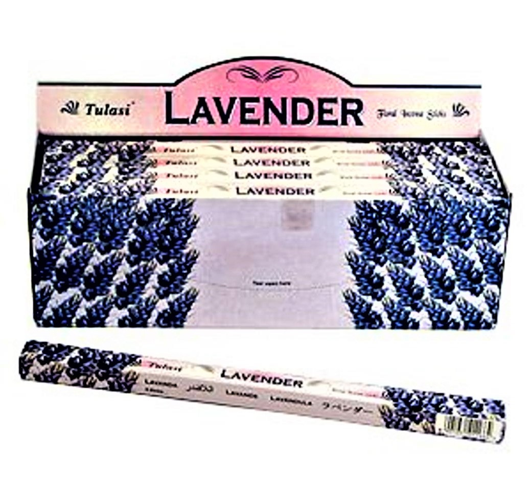 Благовония Лаванда (Tulasi Sarathi  Lavender), 8шт - очищает и восстанавливает
