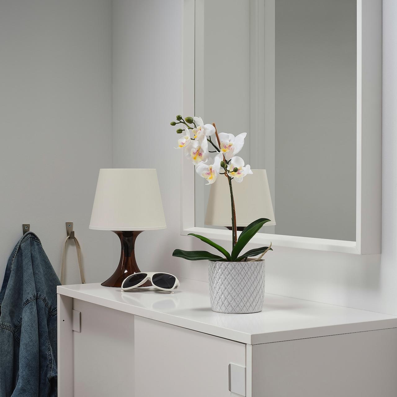 IKEA/ ФЕЙКА орхидея Искусственное растение в горшке, Орхидея белый9 см - фото 2 - id-p131538712