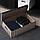 ПИНГЛА коробка, 1 шт с крышкой, черный, естественный56x37x18 см, фото 3