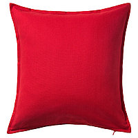 ГУРЛИ Чехол на подушку, красный50x50 см, фото 1