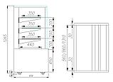 Кондитерская витрина холодильная ВХСв-0,9Д Carboma Cube ТЕХНО (+6...+12), фото 2