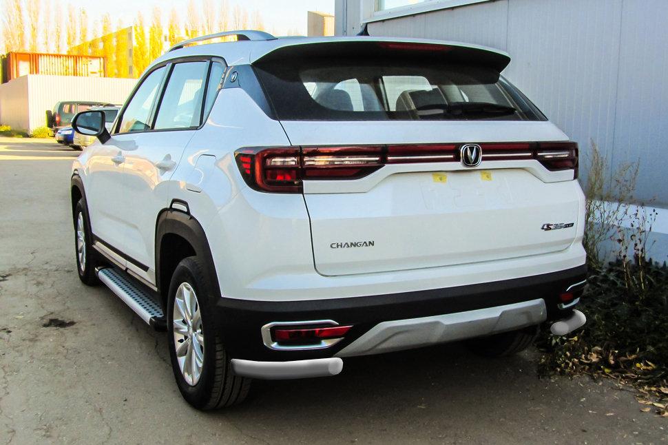 Уголки d57 серебристые Changan CS35Plus (2019)