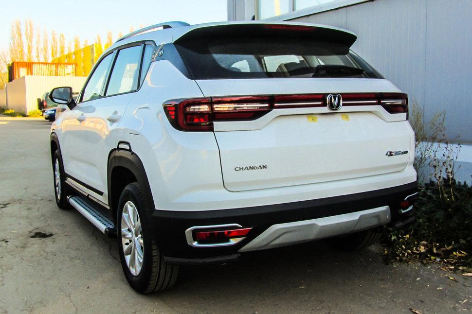 Уголки d42 черные Changan CS35Plus (2019)