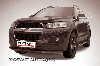 Защита переднего бампера d57+d42 двойная черная Chevrolet CAPTIVA (2013), фото 2