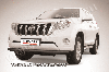 Защита переднего бампера d76 черная Toyota Land Cruiser Prado (2014), фото 2
