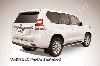 Защита заднего бампера d76 короткая черная Toyota Land Cruiser Prado (2014), фото 2