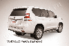 Защита заднего бампера d57 короткая черная Toyota Land Cruiser Prado (2014), фото 2