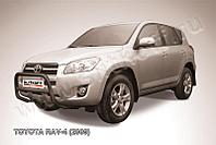 Кенгурятник d57 низкий черный Toyota RAV4 (2009)