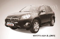 Кенгурятник d76 "мини" черный Toyota RAV4 L (2009)