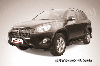 Кенгурятник d76 "мини" черный Toyota RAV4 L (2009), фото 2