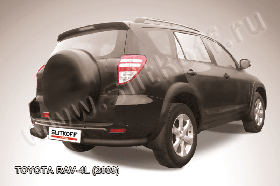 Уголки d76 черные Toyota RAV4 L (2009)