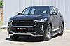 Защита переднего бампера d42 "Волна" серебристая Haval F7 / Haval F7x, фото 2