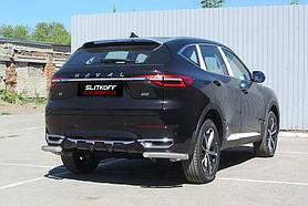 Уголки d57 серебристые Haval F7 / Haval F7x