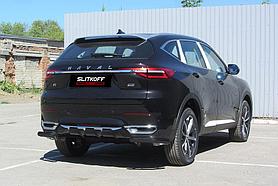 Уголки d57 черные Haval F7 / Haval F7x