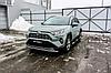 Защита переднего бампера d57 серебристая TOYOTA RAV4 (2019), фото 2