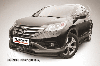 Защита переднего бампера d57 черная Honda CR-V (2012) 2L, фото 2