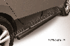 Защита порогов d76 труба черная Hyundai ix-35, фото 2