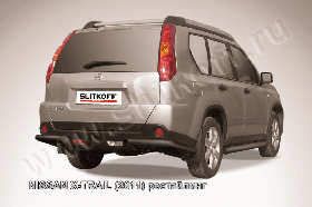 Уголки d57 черные Nissan X-Trail (2011) Рестайлинг