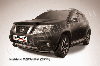 Защита переднего d57 бампера черная Nissan Terrano (2014), фото 2