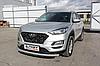 Защита переднего бампера d57 серебристая Hyundai Tucson (2018) Turbo, фото 2