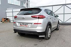 Уголки d57 серебристые Hyundai Tucson (2018) Turbo