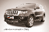 Защита переднего бампера d57 радиусная черная JEEP Grand Cherokee (2011), фото 2