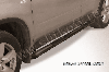 Пороги d76 с проступями со скосами черные Nissan X-TRAIL (2007), фото 2