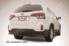 Уголки d57 черные KIA Sorento (2013)