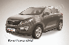 Защита переднего бампера d76 черная KIA Sportage (2010), фото 2