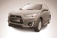 Защита переднего бампера d57 черная Mitsubishi ASX (2014)