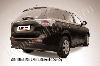 Защита заднего бампера d57  короткая черная Mitsubishi Outlander (2013), фото 2