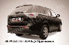 Защита заднего бампера d57  короткая черная Mitsubishi Outlander (2014), фото 2