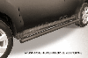 Защита порогов d57 труба черная Mitsubishi Outlander XL (рестайлинг 2010), фото 2