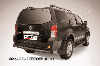 Защита заднего бампера d76 черная Nissan Pathfinder (2011), фото 2