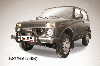 Кенгурятник d57 низкий черный Lada 4x4 (ВАЗ 21213 NIVA), фото 2