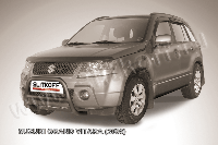 Кенгурятник d57 низкий черный Suzuki Grand Vitara (2005)