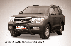 Кенгурятник d76 низкий "мини" черный Toyota Land Cruiser 200 (2007), фото 2