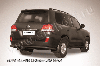 Защита заднего бампера d76 черная Toyota Land Cruiser 200 (2007), фото 2