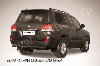 Защита заднего бампера d76 короткая черная Toyota Land Cruiser 200 (2007), фото 2