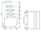 Кондитерская витрина холодильная Carboma ВХСв-1,3Д ТЕХНО (+6...+12), фото 2