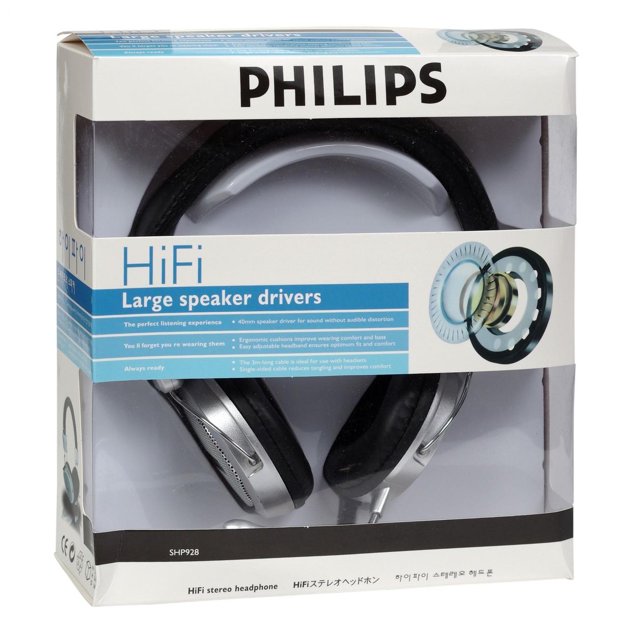 Мониторные наушники HiFi с микрофоном PHILIPS SHP-928 - фото 3 - id-p131558493