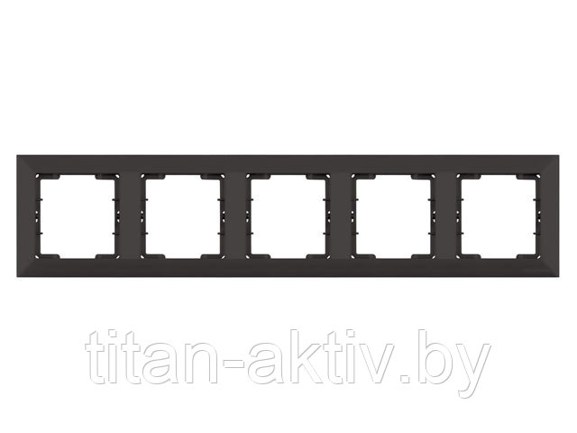 Рамка 5-ая горизонтальная черная, DARIA, MUTLUSAN - фото 1 - id-p131385181