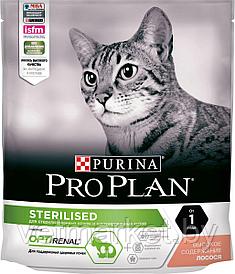 Pro Plan, 400 г для стерилизованных кошек, лосось