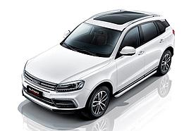 Защита штатного порога d57 труба Zotye Coupa